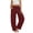 Wine, variant on Women's Pants Petite,Women's Palazzo Pants Flowy Travel Wide Leg Yoga Pants 2026 Ladies Casual Summer Loose Beach Lounge