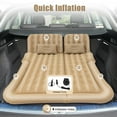 thumbnail image 4 of Inflatable Bed Mattress Car Truck SUV Back Seat Sleeping Beds with Air Pump Set for camping, traveling, hiking, 4 of 16