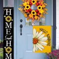 thumbnail image 4 of Daisy Summer Garden Flag 12.5x18 Double Sided for Outside, Hello Sunshine Floral Seasonal Yellow Yard Flag Outdoor Decoration 9-12, 4 of 6