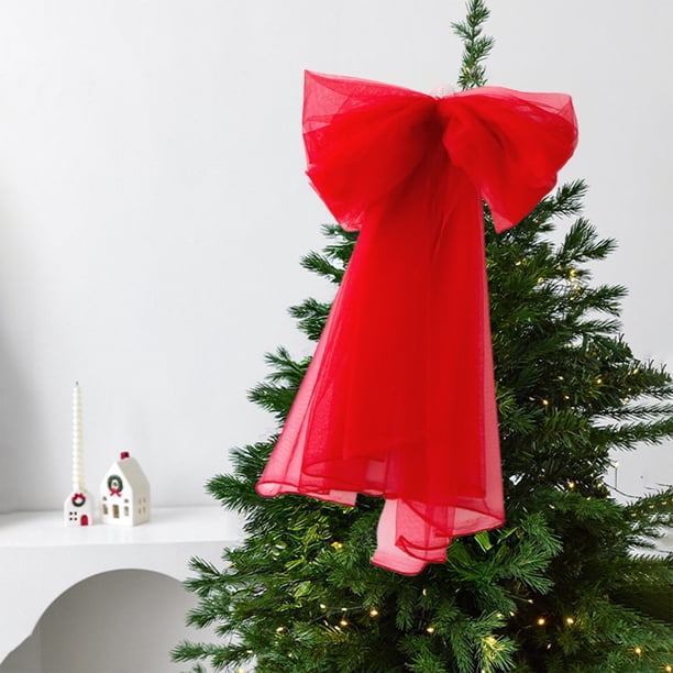 Adornos navideños, adornos navideños, regalos navideños, adornos navideños, lazo de nieve, adornos para árboles de Navidad, diseño de escenas de belleza para ventanas colgantes, lazo de malla