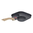 thumbnail image 2 of Egg Frying Pan, Wide Compatibility Heat Sensitive Silicone Pancake Frying Pan  For Gas For Hamburger 4 Holes,3 Holes, 2 of 8