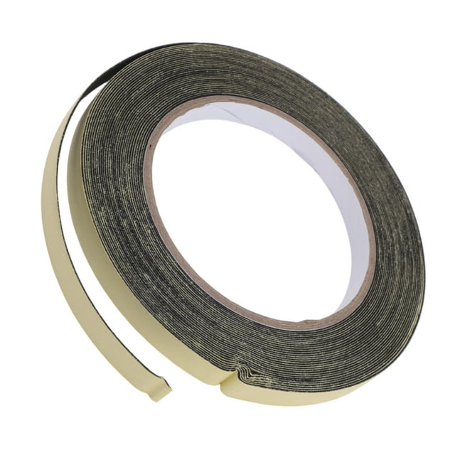 Cinta de reparación de lona para automóviles Unique Bargains Weatherstrip Cinta de reparación de lona EVA Foam 0.39"x0.02"x32.81ft Amarillo