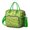 Green-106, variant on Forest and Nature Themed Insulated Lunch Tote with Green Frog and Plant Prints, Large Leakproof Lunch Box Cooler with Cute Cartoon Design for School or Picnic