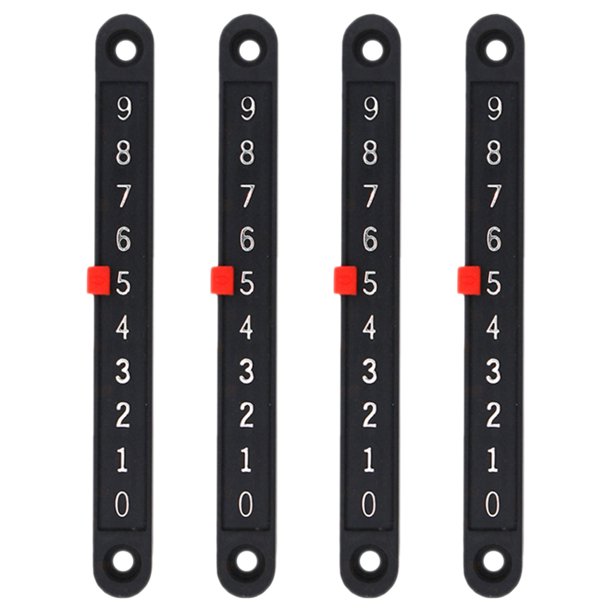 KAKOWELY 4 marcadores de plástico para futbolín, accesorios para reuniones familiares y fiestas.
