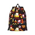 thumbnail image 3 of Balery Construction Truck Vintage Canvas Backpack for Men and Women - Large Capacity, Durable Travel Laptop Bag for School, Work, Hiking, and Outdoor Activities, 3 of 7