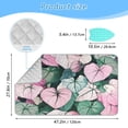 thumbnail image 2 of Ironing Mat Portable Ironing Blanket for Table Top Travel Ironing Pad for Washer Dryer 27.6" x 47.2" Large Caladium Plant, 2 of 6