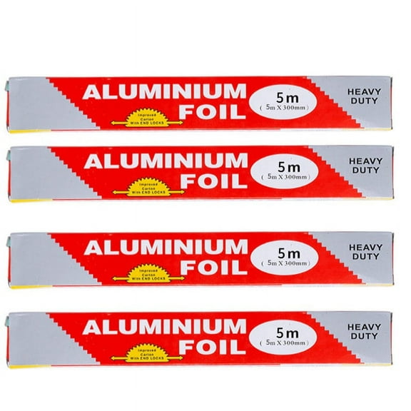 witspace Heavy Duty Aluminum Foil Roll, Wide Aluminum Foil Heavy Duty Rolls, Heavy Duty Foil with Easy Tear Dispenser, Premium Tinfoil Roll to Wrap & Store Food 