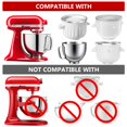 thumbnail image 3 of Cubiertas de Silicona LETOMS para Tazones de Helado Kitchenaid, Tapa de Silicona Compatible con Mezcladoras Kitchenaid de Acero Inoxidable de 4.5 a 5 Cuartos, Aptas para Lavavajillas y Congelador, 3 of 7