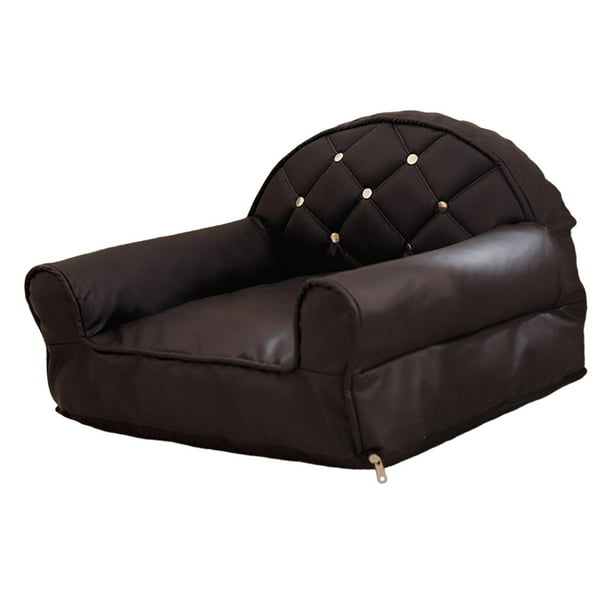 Sofá para gatos, sofá para gatos a la moda para perros medianos y pequeños, apto para todas , cama suave y cómoda para mascotas, cama Arco negro