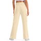 thumbnail image 5 of Pantalones largos para niñas y niños, de color liso, de pana, con cintura elástica, holgados, con cordón y bolsillos, informales, de poliéster., 5 of 7
