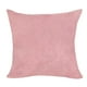 thumbnail image 2 of Juego de fundas de cojín cuadradas decorativas de textura suave y sólida Rosa-60x60cm, 2 of 9