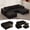 Black, variant on Pionex 108" Sectional Couch with Ottoman, Cloud Modular Boneless Couch, Deep Seat U-Shaped Sofa, Upholstered 3-Seater Sofas for Living Room, No Assembly Required