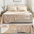thumbnail image 3 of BDEUS Queen Comforter Set 5 Pieces,Bed in a Bag, Bedding Set with Comforter,Fitted Sheet,Flat Sheet,Pillowcase, All Seasons, 3 of 14