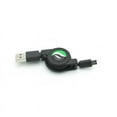 thumbnail image 2 of Retractable Cable with USB-C Adapter for TCL Flip 4 5G - Power Wire Fast Charger Cord Sync Black, 2 of 6