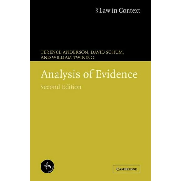 Law in Context Analysis of Evidence, (Paperback)