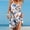 #116-Light Blue, variant on TaTaai Ladies Dress Spring Summer Vacation Vibe Hawaiian Print V-Neck Cami Cover Up Casual Women Beach Leisure Wear Breathable Stretch Soft Versatile Basic Dress Gift