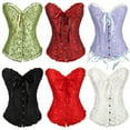 thumbnail image 2 of Corsé en Europa y Estados Unidos corsé de corte sexy ropa de hueso abdomen pecho fruncido, 2 of 6