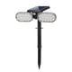 thumbnail image 1 of Lámpara de pared Irfora Foco solar para jardín de doble cabezal, 32 LED, foco solar, montaje en la pared, control de luz de inserción en el suelo, lámpara de inducción de movimiento, IP65, impermeable Irfora Lámpara de pared, 1 of 7