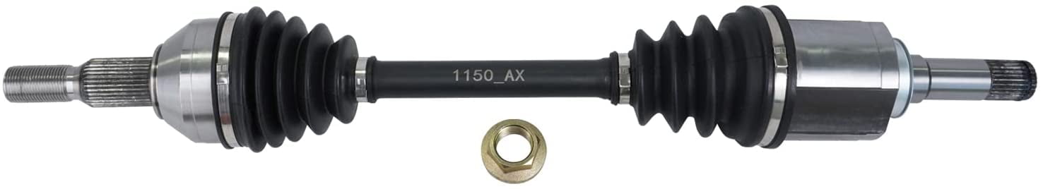 Detroit Axle - Front CV Axle Shafts Replacement for Buick Enclave Chevy Traverse GMC Acadia Saturn Outlook - 2pc Set Fits select: 2009-2017 CHEVROLET TRAVERSE LT, 2011 BUICK ENCLAVE CX