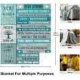 thumbnail image 5 of Sobriety Gifts for Women Blanket 60"X50", Sobriety Gifts for Men, Best Sobriety Gifts, 1 Year Sobriety/Sober Gifts, Addiction Recovery Gifts,10 Year Sobriety Gifts Throw Blankets, 5 of 6