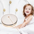 thumbnail image 4 of Kids Hand Drum Set with Wood Frame Percussion Instruments for Music Education Lightweight Design 6pcs 6 8 10 Inch, 4 of 8