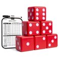 thumbnail image 1 of GoSports Giant 3.5" Foam Yard Dice Set Family Outdoor Backyard Lawn Game, 1 of 5