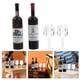 thumbnail image 3 of FELTECHELECTR 1 juego de mini botellas de vino, adornos y mini tazas con caja para decoración de casa de muñecas., 3 of 7