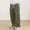 EliteGoogv#Army Green, variant on Men Textured Corduroy Wide Leg Pants Elastic Drawstring Waist Side Pockets Classic Designer Patched Detail Flowy Comfort Soft Casual Everyday Wear,Coffee,XXXL