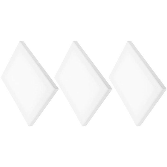Tablero de pintura al óleo, 3 piezas, lienzo para niños, lienzos de arte, bloc de dibujo, tela de madera blanca para estudiantes
