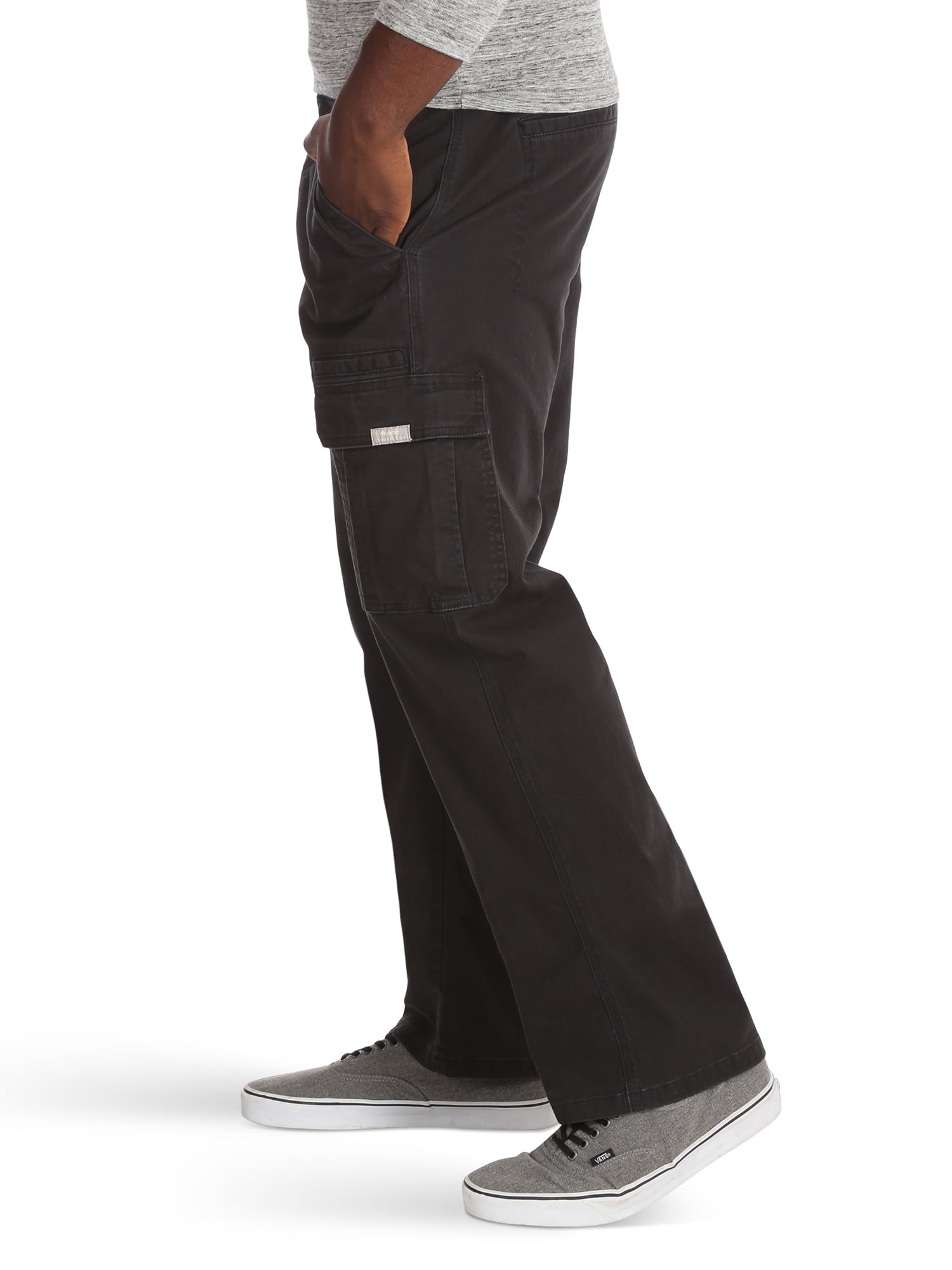 wrangler men's relaxed fit flex cargo pant