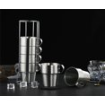 thumbnail image 3 of Vasos de café Mirenlife Apilables de Acero Inoxidable 10 Piezas, 3 of 3