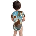 thumbnail image 3 of Gaeub Fresh Coconut Splash Print Infant Climbing Onesie,Toddler Outfit,Newborn Baby Bodysuit,Baby Boy Girl Clothes -9M, 3 of 6