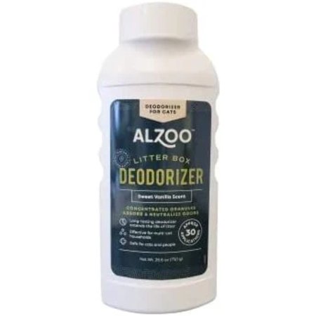UPC: 3420900110024 | ALZOO Litter Box Deodorizer for Cats – Sweet Vanilla 26oz.