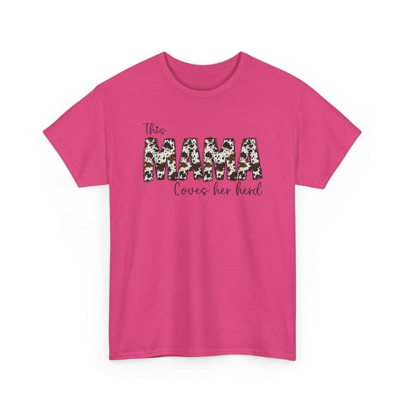 This MAMA Lover Her Herd for mom Mother's day Unisex Cotton Tee