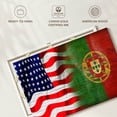 thumbnail image 6 of Elephant Stock Usa And Portugal Flags Wall Art - Horizontal Canvas Wall Art - Living Room Wall Decor - Flags Canvas - Red And Blue Decor - 39" x 26", 6 of 8