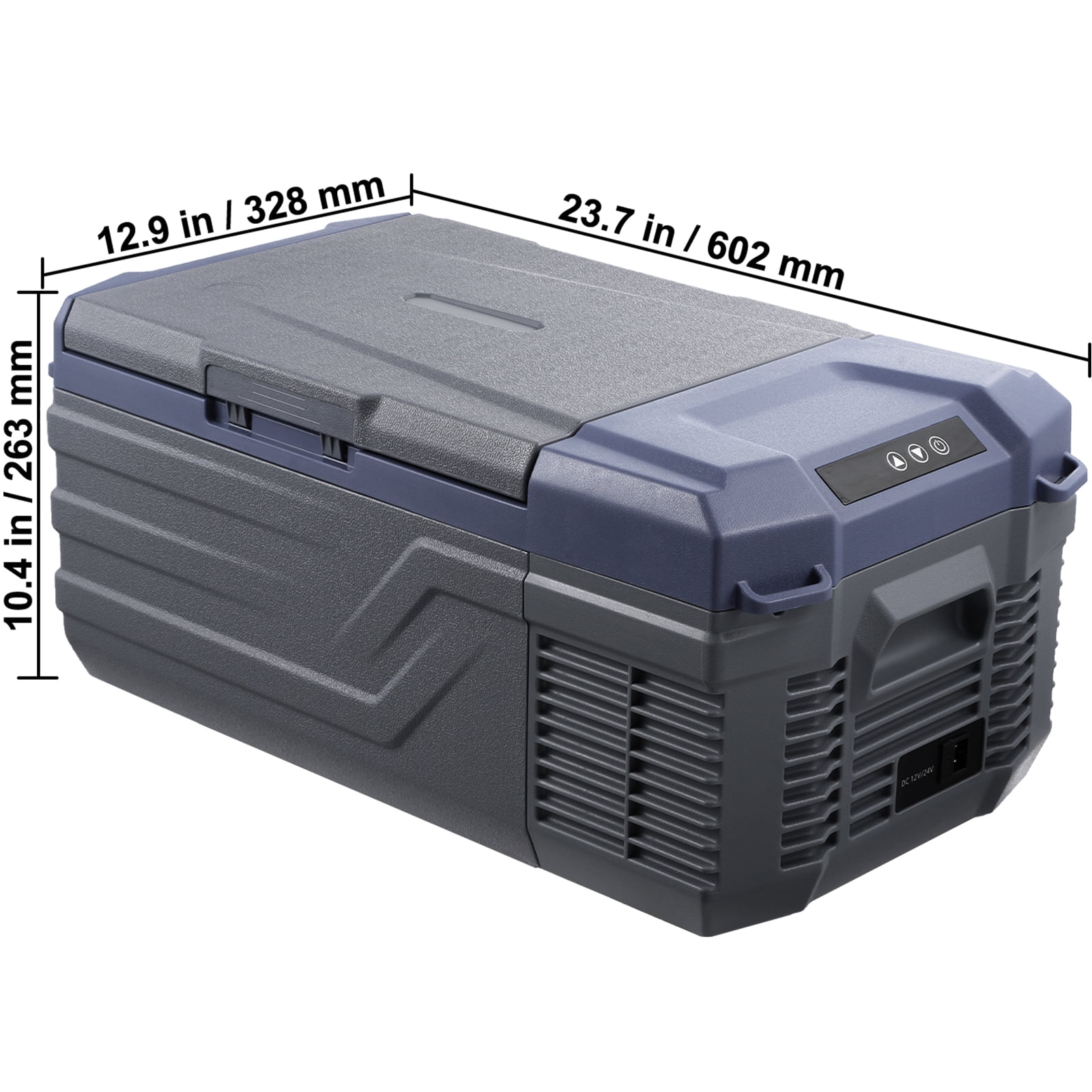 KFFKFF 12V Car Refrigerator, 15L Electric Cooler DC/AC, -4℉~68℉, Freezer Fridge Cooler APP Control  Camping, RV, and Outdoor Use
