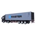 thumbnail image 2 of Container Truck Toy, Easy To Operate, Construction Truck Model Toy, 1: 48 Detachable Birthday Gifts Collection For Kids Christmas Gifts Gray Container Truck Model, 2 of 8