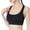 Black, variant on Kovlvoll Womens Sports Bras High Support Seamless Without Steel Ring Full Coverage Gathered Racerback Workout Yoga Bra