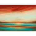 thumbnail image 2 of Hinz 18x15 Gold Ornate Wood Framed with Double Matting Museum Art Print Titled - Sunset, 2 of 4