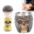 thumbnail image 3 of Brocha De Afeitar Para El Cabello, Cepillo, Jabonera, Juego De Afeitado Para Hombres, Cuenco De Afeitar De Acero Inoxidable, Juego De Cuencos Para Barba, Juego De Afeitado Para, 3 of 7
