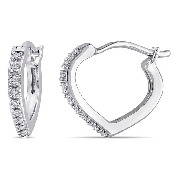 Everly Women's Diamond 10k White Gold Earrings