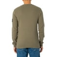 thumbnail image 3 of Calvin Klein Jeans Badge Waffle Longsleeved T-Shirt, Green, 3 of 6