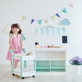 thumbnail image 2 of Teamson Kids My Dream Bakery Présentoir à Desserts Ensemble de Jeu Jeu de Rôle Blanc Menthe, 2 of 9