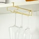 thumbnail image 5 of Estante para Copas de Vino, Soporte Metálico para Copas de Vino Debajo del Gabinete, Estante para Copas, Organizador Colgante para Almacenamiento de Copas de Vino-A, 5 of 5