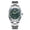 Green, variant on Men's 36mm Diver's Stainless Steel Wristwatch, 100m Waterproof, Japanese Quartz Movement, Luminous Blue Dial