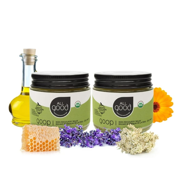 Bálsamo de recuperación para el cuidado de la piel All Good Goop con caléndula, 60 ml, paquete de 2