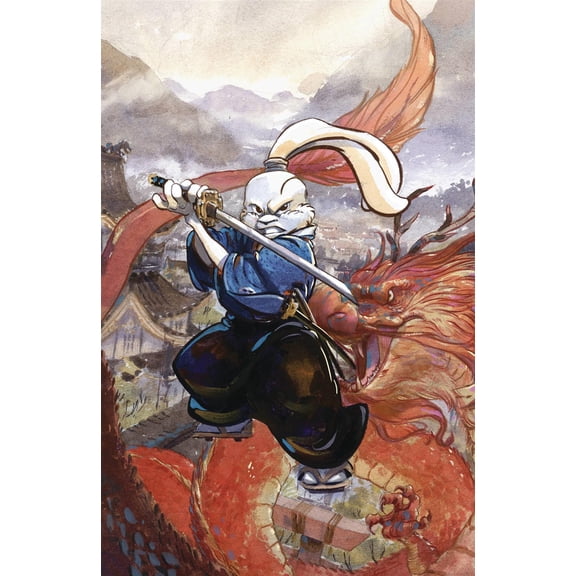 Collectible Mighty Morphin Power Rangers Usagi Yojimbo #1 Cvr H Unlock ( Boom! Studios Comic Book