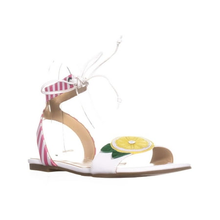 Womens Katy Perry The Jessie Gladiator Sandals, Pink/White, 5 US / 35 EU