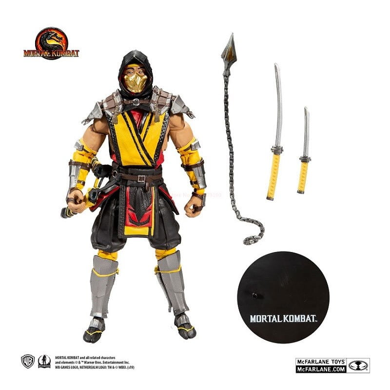 Aiouniya Came From Zero Scorpion Kabal Mortal Kombat Anime Action Figure 7 Collect Model Mcfarland Toys Kids Birthday Gift