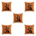 thumbnail image 1 of kurtrusly Halloween Cushion Cover Soft And Durable Creating Spooky Ambiance XM275-1 5Set, 1 of 6